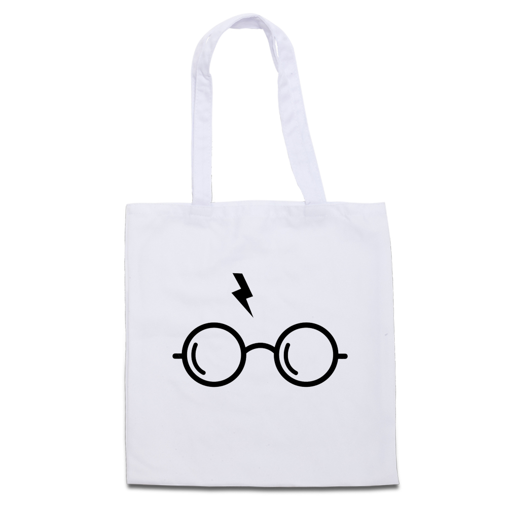 תיק ספר בד לבן 