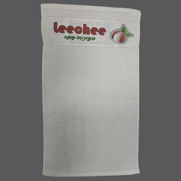 הדפסה על מגבת פנים או גוף פס עליון