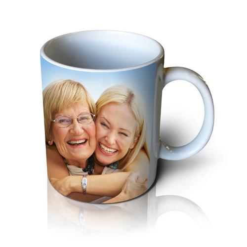 הדפסה על ספל בעיצוב אישי צבע לבן