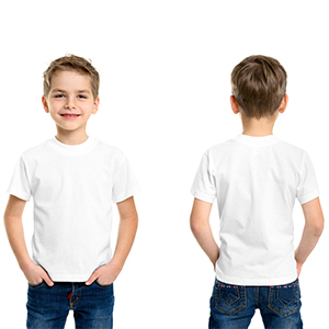 עיצוב חולצה ילדים הדפסה 2 צדדים