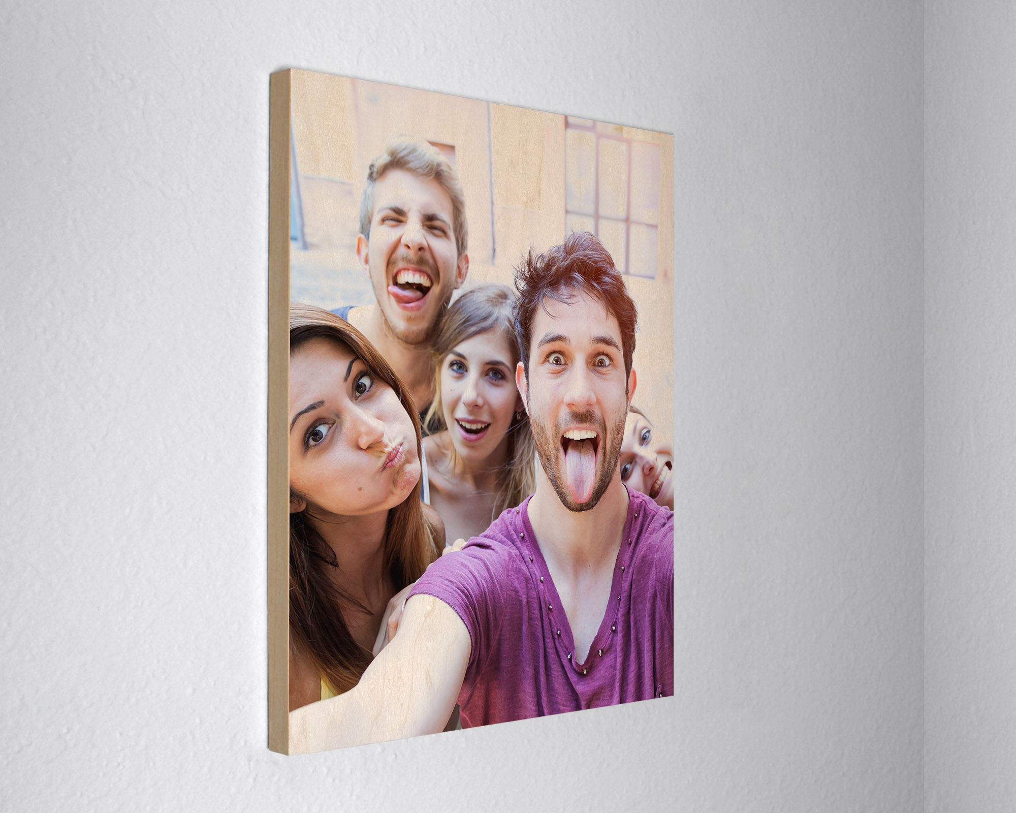 בלוק עץ טבעי 20X15ס''מ לתליה על הקיר או העמדה 